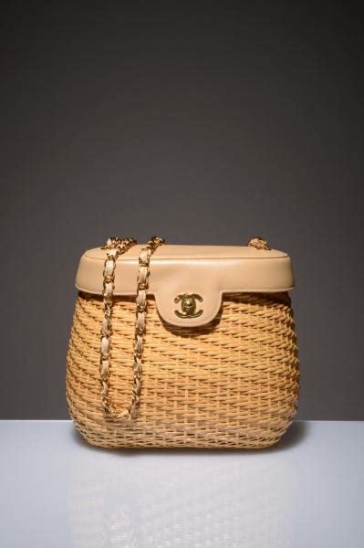 panier osier chanel